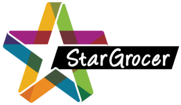 StarGrocer logo – Moittry Infinity retail partner in Malaysia featuring colorful star design