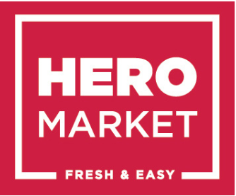 HERO MARKET logo – Moittry Infinity grocery retail partner in Malaysia with “Fresh & Easy” tagline
